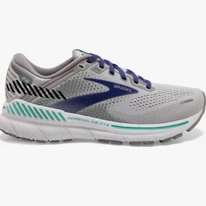 Brooks Adrenaline GTS 22 Grey and Blue Women’s size 8.5 running sneakers